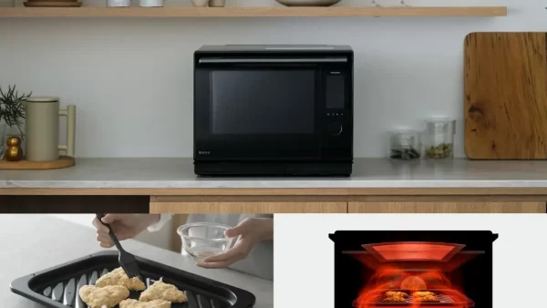 【パナソニック】市販の冷凍フライもおいしく揚げられる。「おまかせ熱風フライ」で手間なく揚げ物を調理できる、スチームオーブンレンジ ビストロ NE-UBS10Dを発売